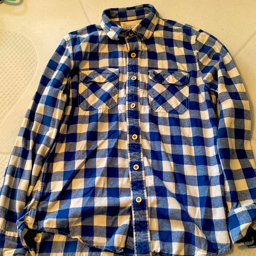 American Eagle - Mens - long sleeve Flannel - Medium